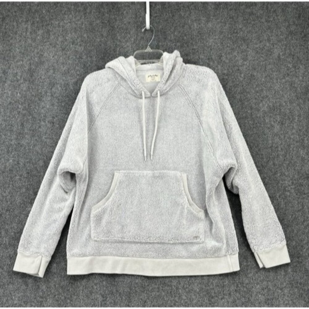 Gilly Hicks By Hollister Lounge Hoodie Sweatshirt Light Grey Size L Large - Picture 1 of 11